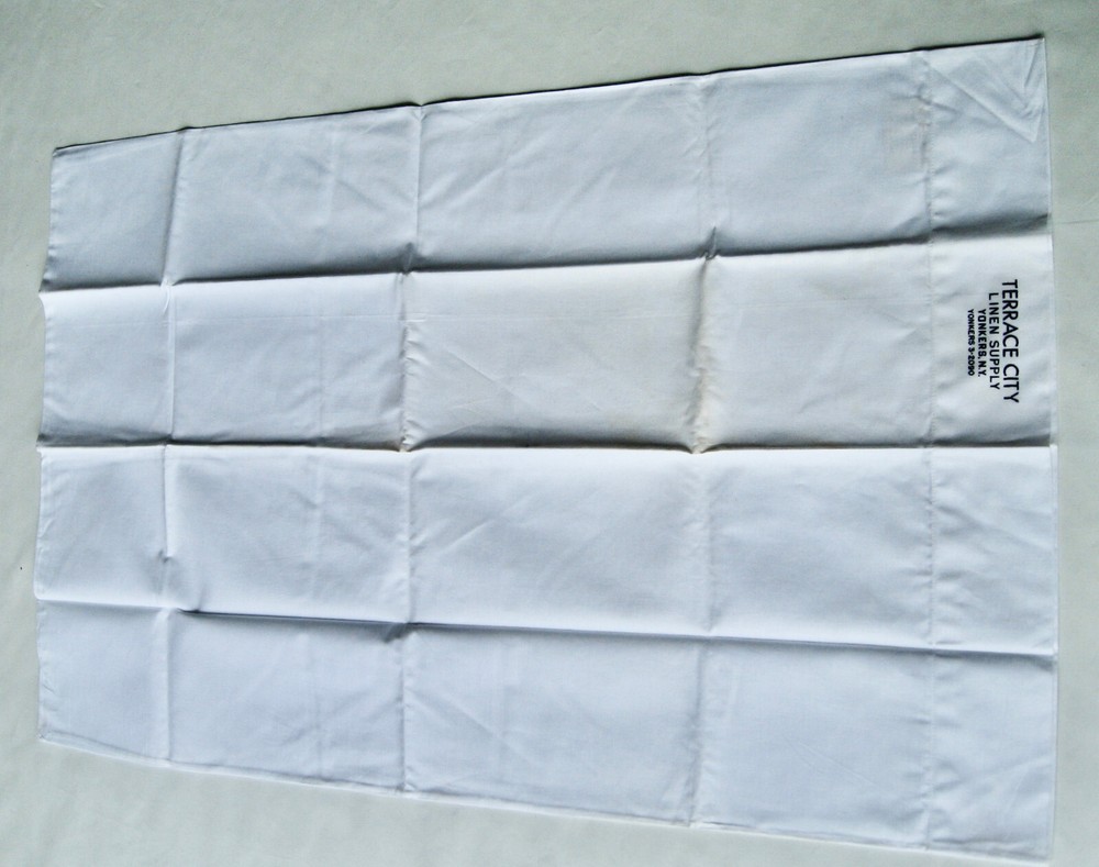 Vintage Queen White 100% Cotton Basic Pillow Cases set of 3