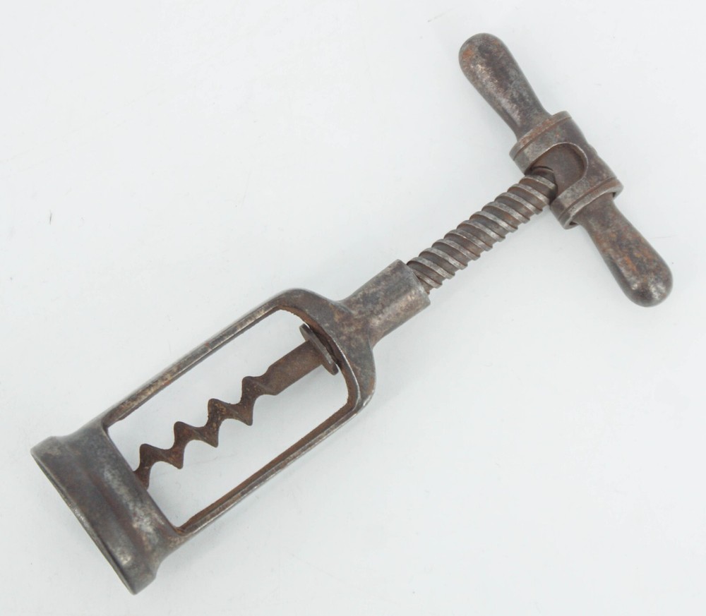 Antique Iron Corkscrew