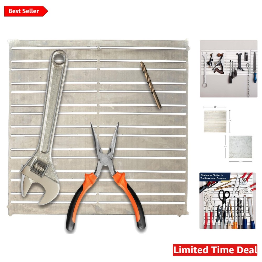 Powerful 12x12 Magnetic Storage Panel - Ideal for Garage Tool Organization