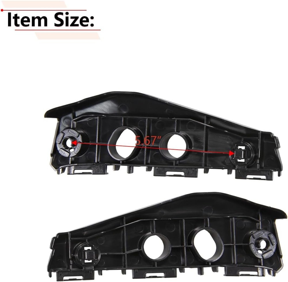 Front Bumper Bracket Compatible with 2011 2012 2013 Year, for Driver and Passeng