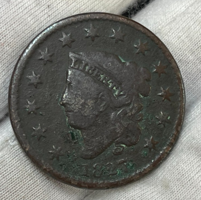 1827 US One Large Cent Coin