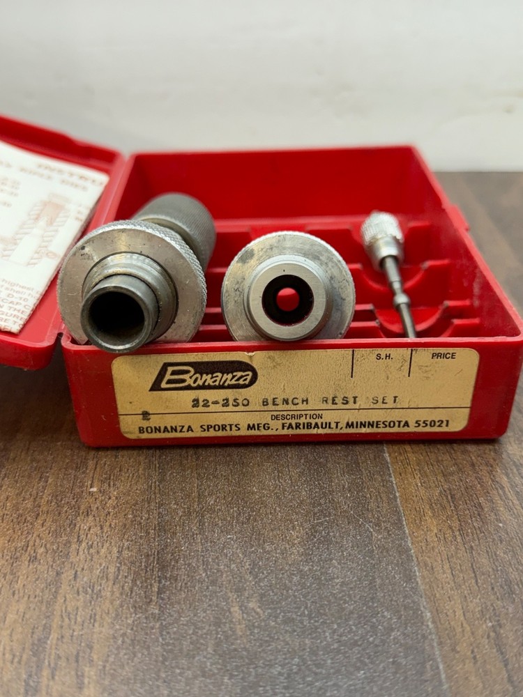 Bonanza 22-250 Remington Bench Rest Seating Die Set
