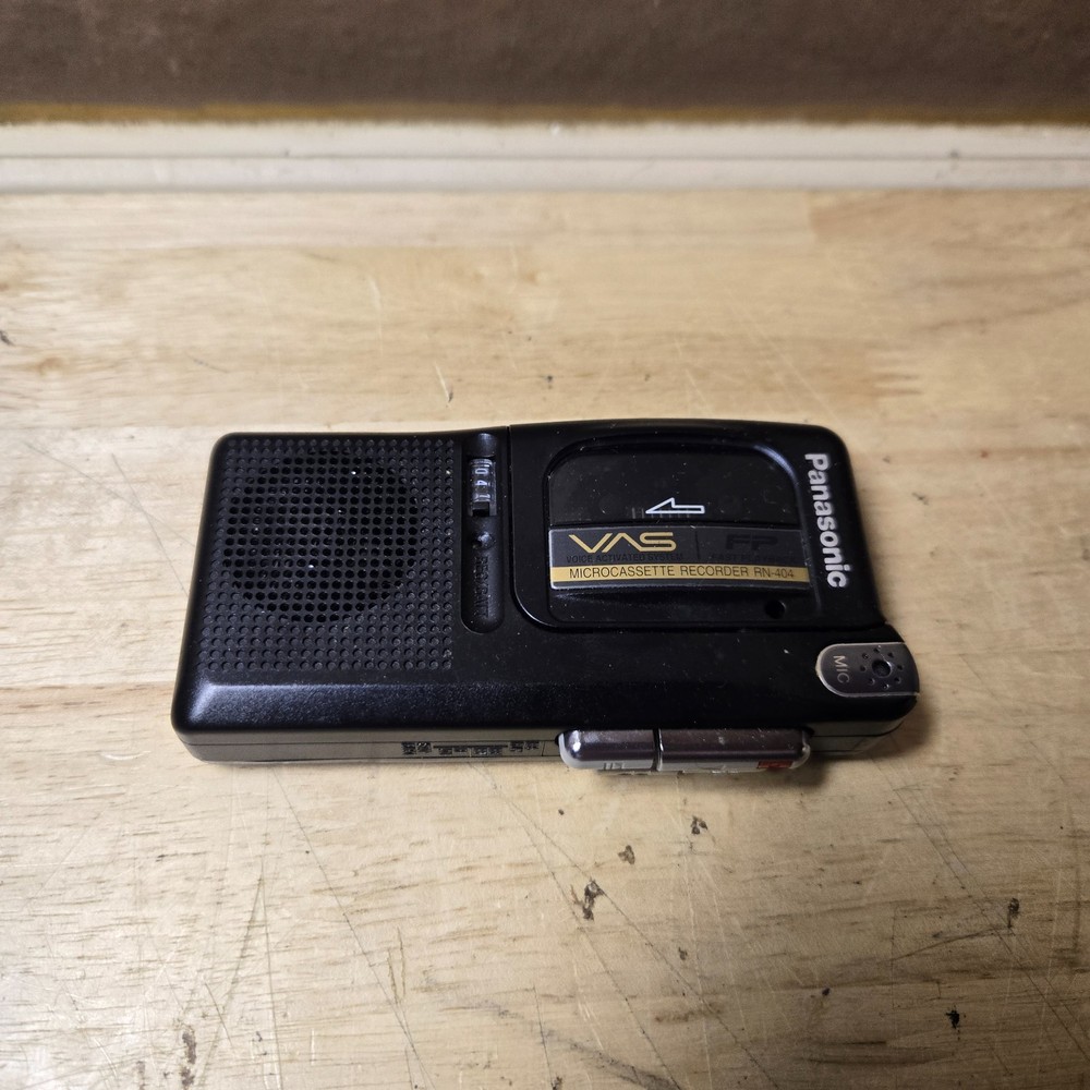 Panasonic RN-404 Handheld Micro Cassette Voice Recorder