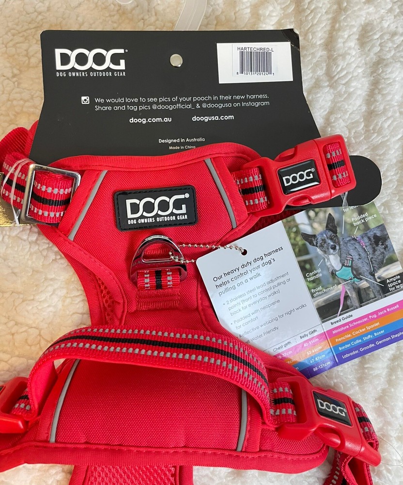 DOOG Neotech Dog Harness Large Red