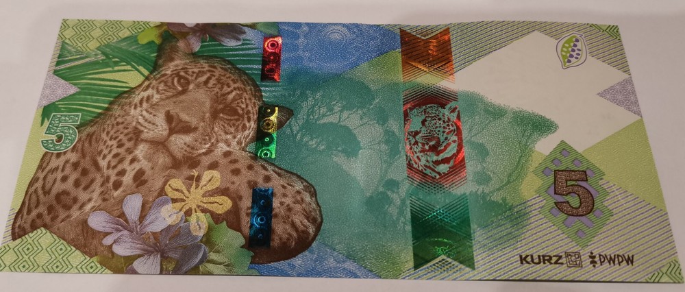 TEST NOTE PWPW POLAND Jaguar Universal new Amazing NOTE Without Folder