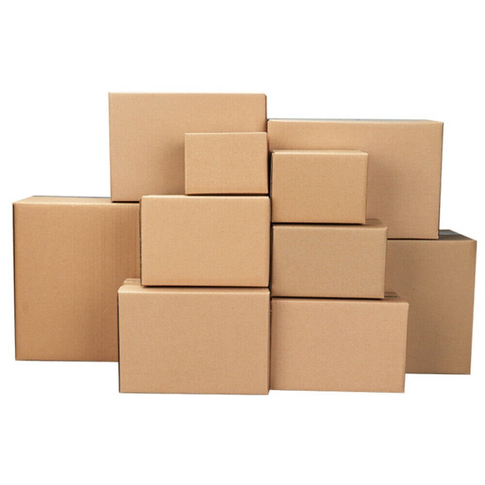 100Packs SHIPPING BOXES -Many Sizes Available - Packing Mailing Moving Storage
