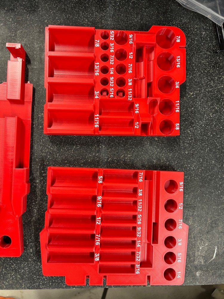 Mechanic (93) Socket organizer for Milwaukee Packout 11 bin low profile