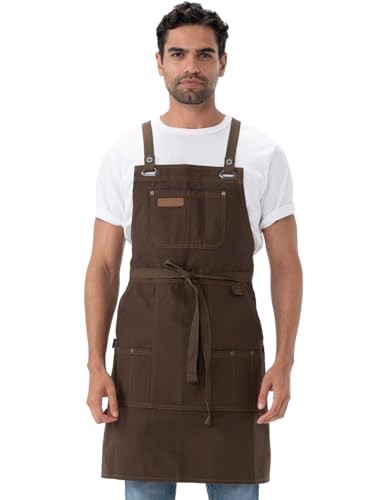 Unisex Grill Apron, Chocolate, One Size