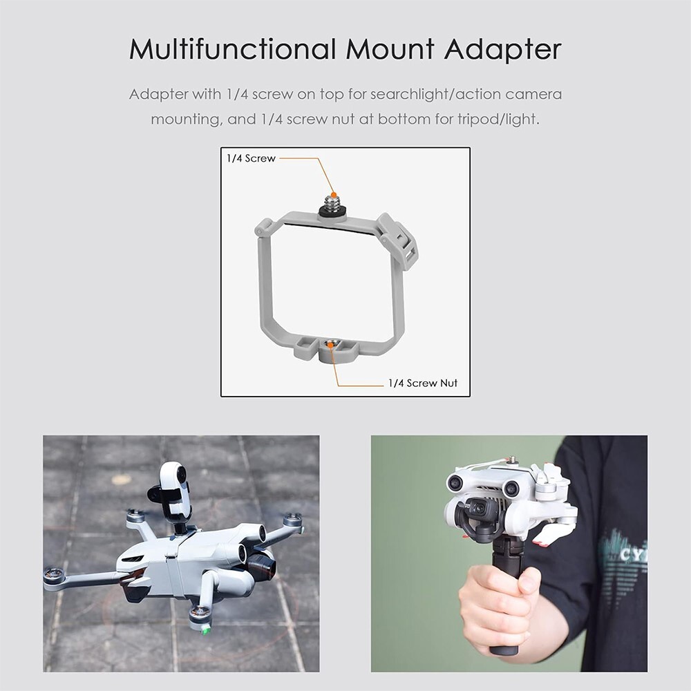 Fantastic Fits DJI Mini 3 Pro - Mounting Bracket and Camera Adapter Base Kits