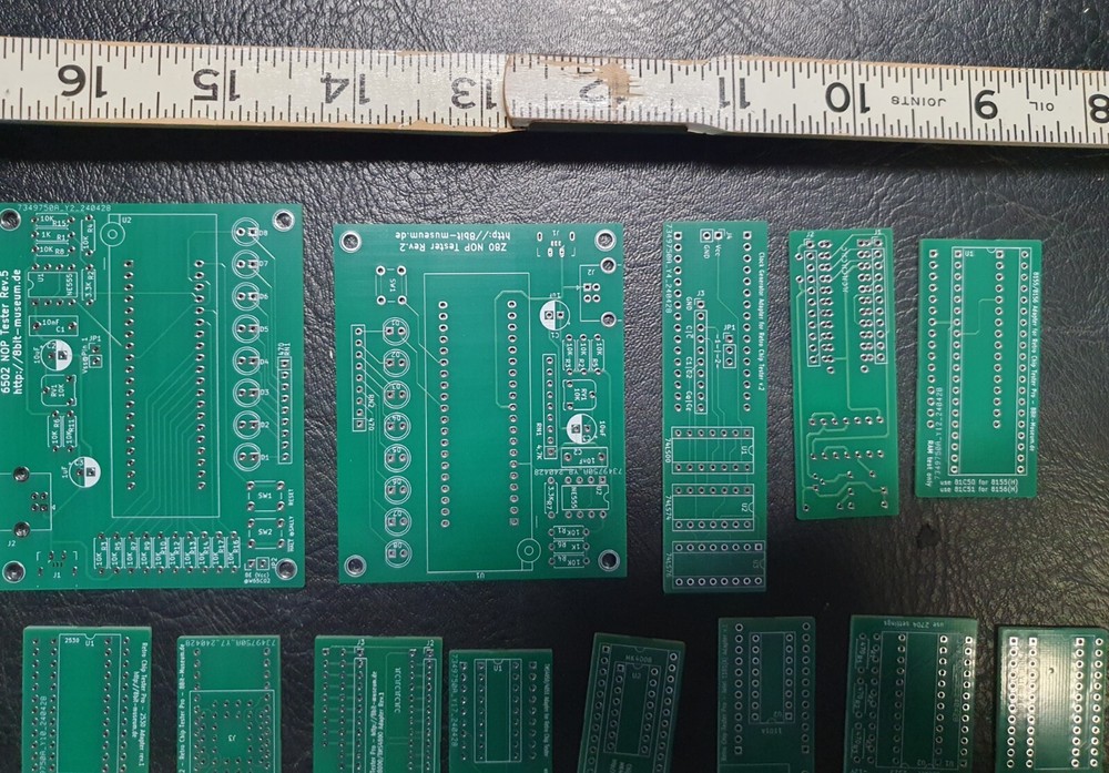 Db1734 RCT Retro Chip Tester Accessory Boards 15 different PCB