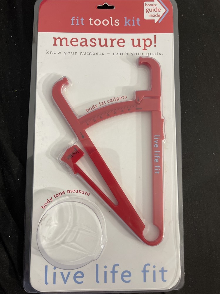 Fitlosophy Red Body Fat Calipers New
