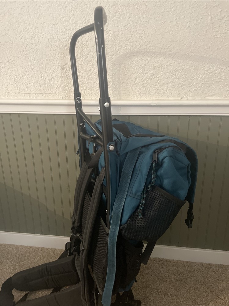 EMS Hiking Backpack External Aluminum Frame padded hip belt