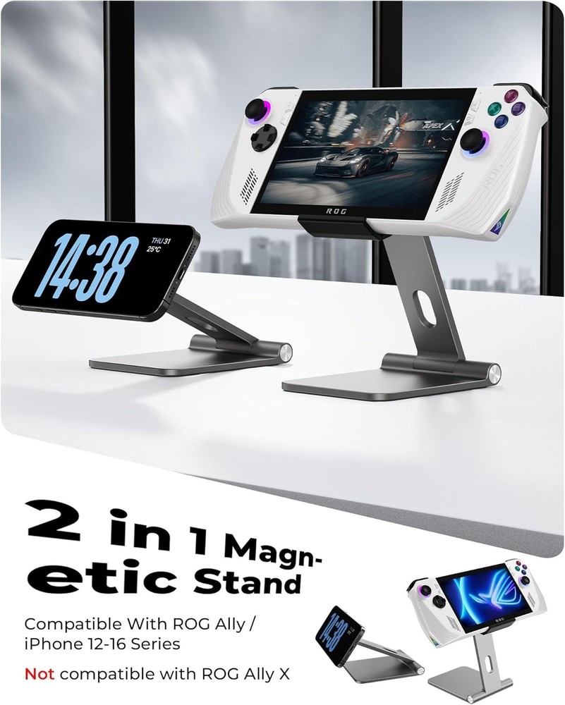 Antank Foldable Magnetic Stand For Switch 1 2 & Mag-Safe, iPhone Stand Holder
