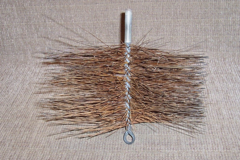 Rectangular 7" x 11" Wire Bristle Chimney Brush Rectangle Chimney Cleaning Tool