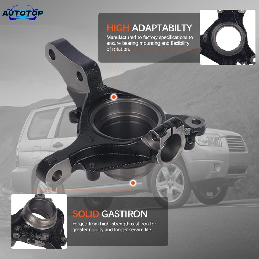 Front Right Steering Knuckle Compatible with Subaru Forester 2000–2008, Im