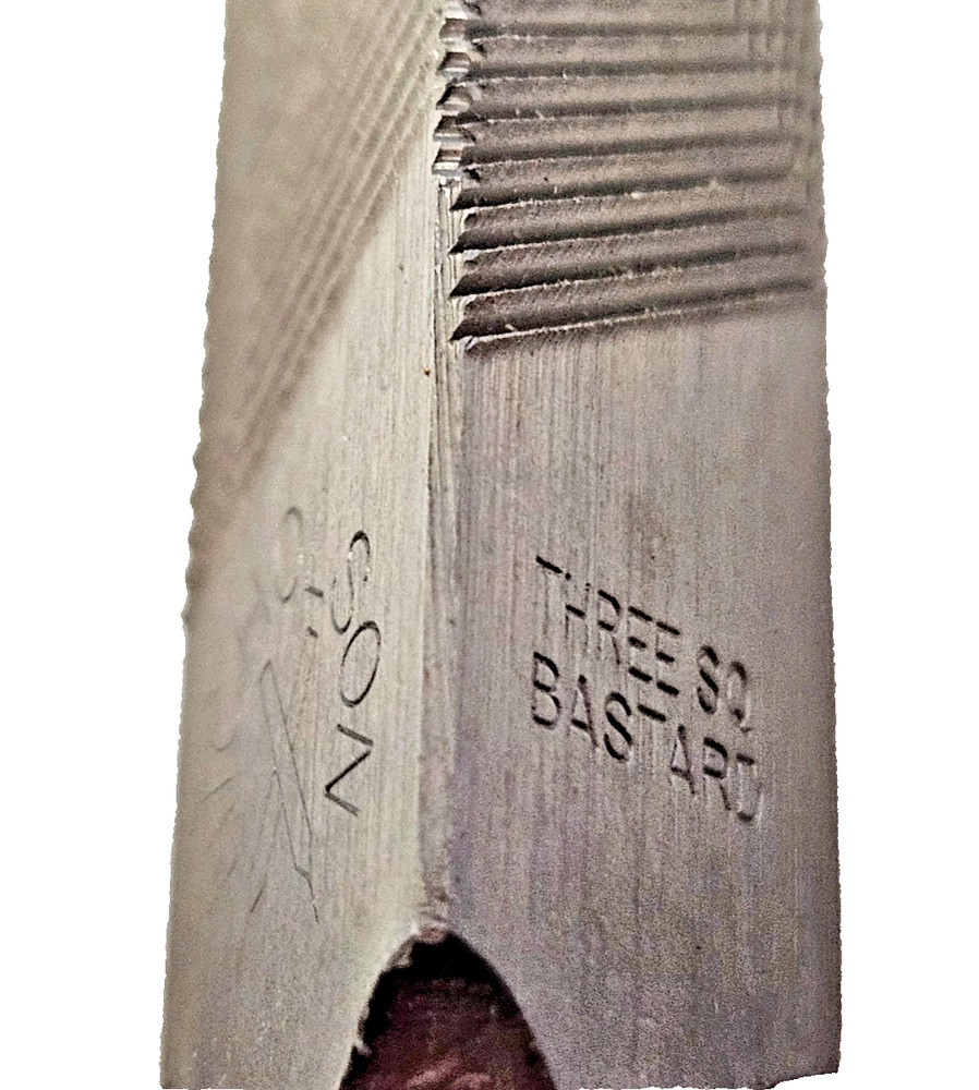 8" File Triangular File 16036NN Nicholson Bastard Double Cut Three Square