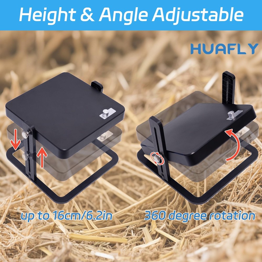 Brooder Plate,10" x 10" Temperature Adjustable Brooder Plate for Chicks Ducks...