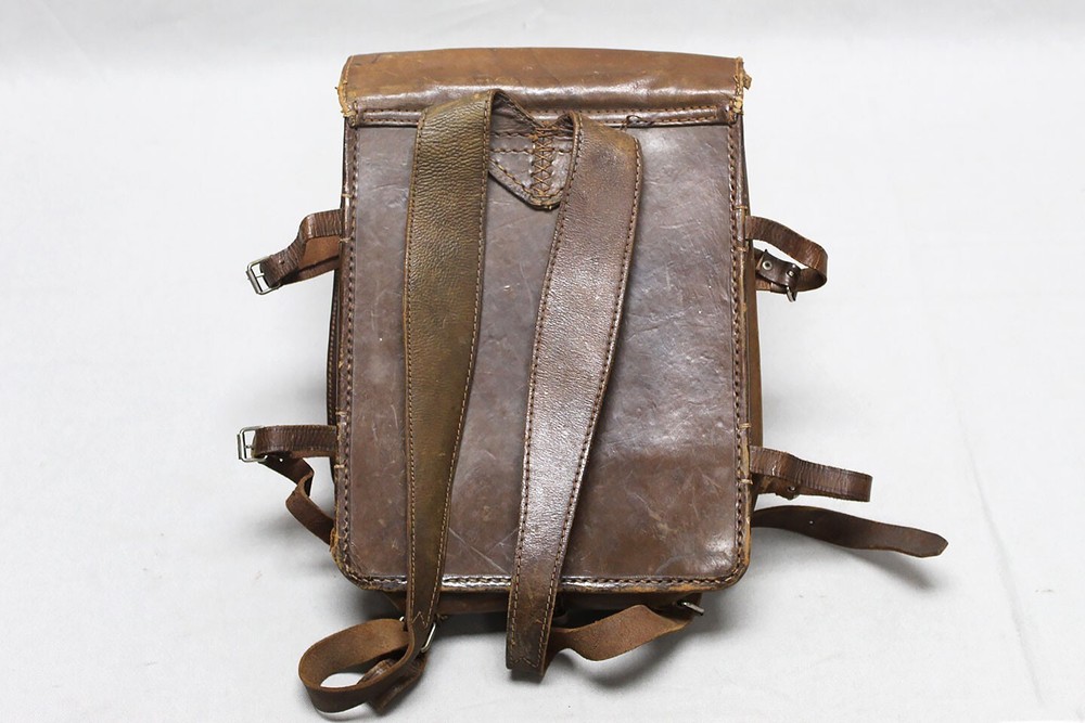 Imperial Japanese Army Leather Backpack . NNJ251