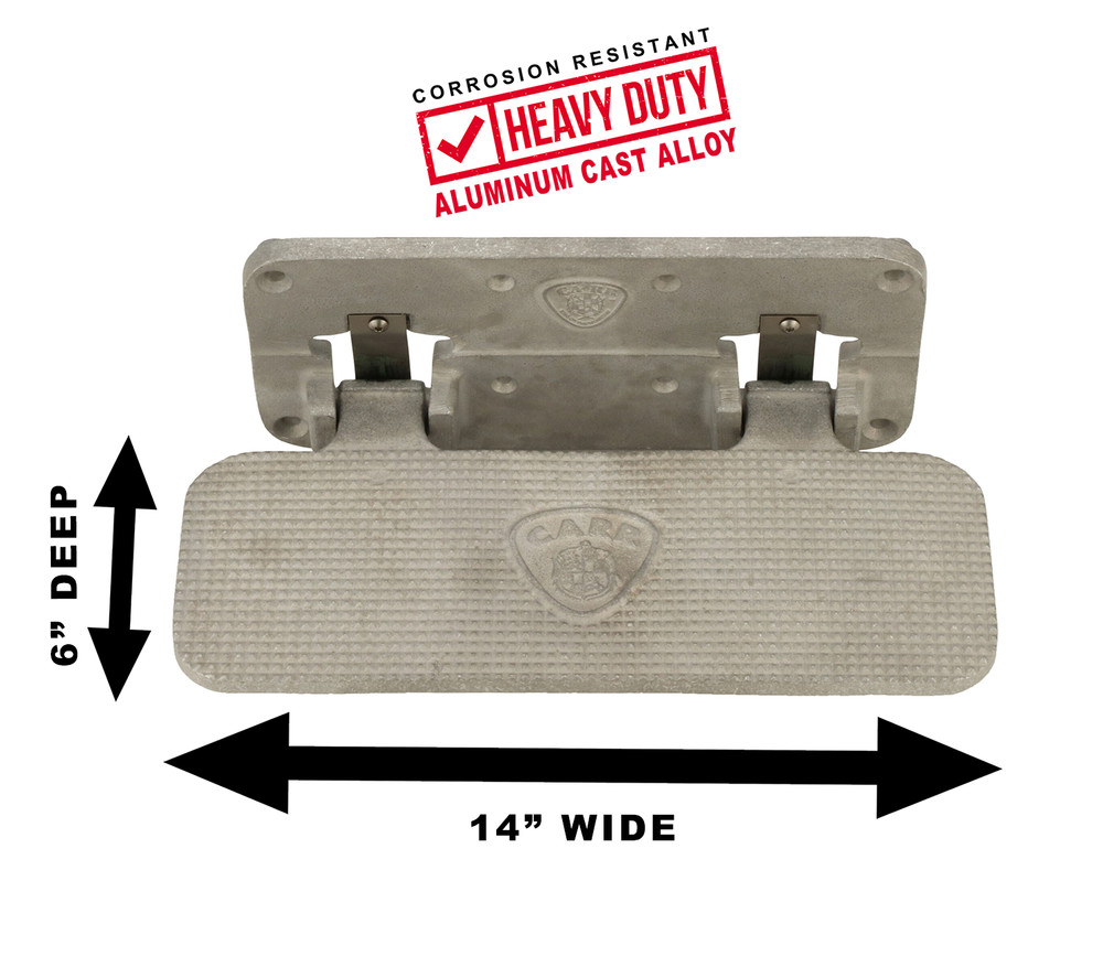 CARR 190005 Mega Step Flat Mount XM4 Mechanical Matte Finish Single