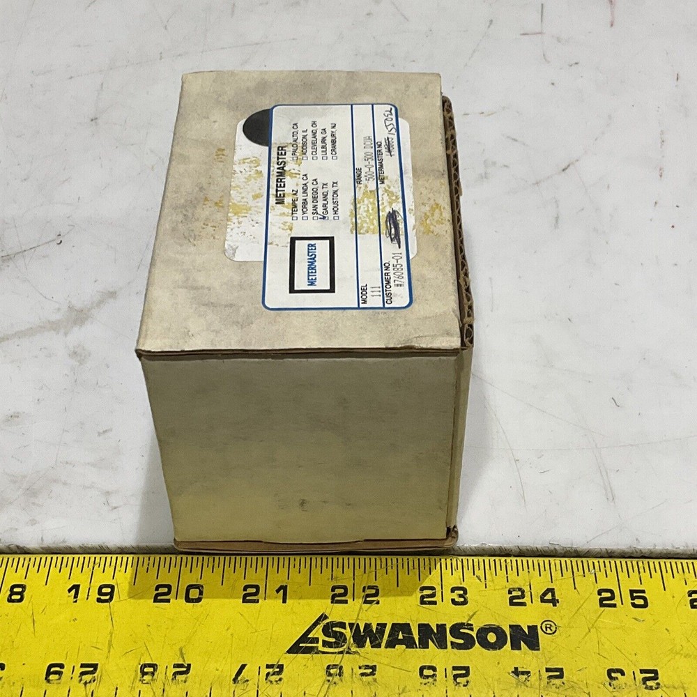 CROMPTON METERMASTER 076085-01 111 EDGEWISE METER 373