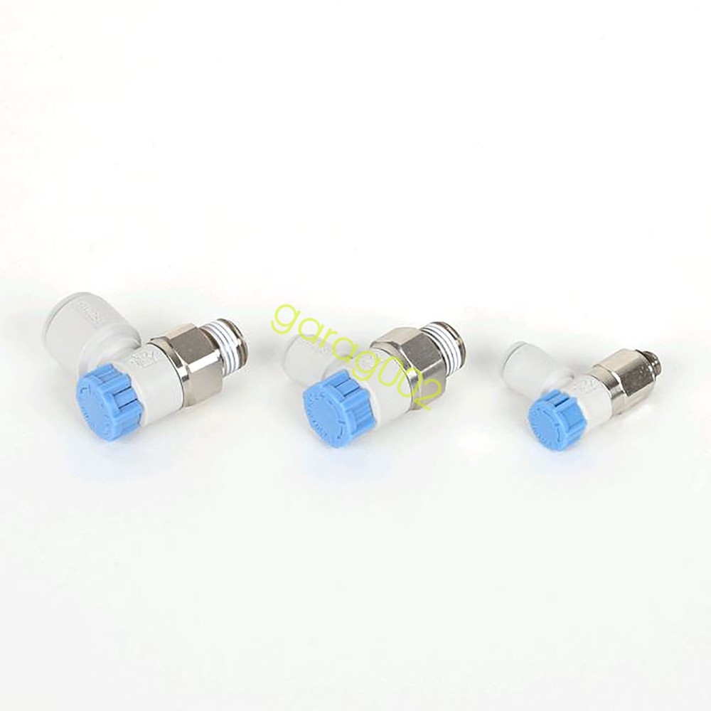 10pcs SMC AS1211F-M5-06A Speed Controller W/ Fitting New