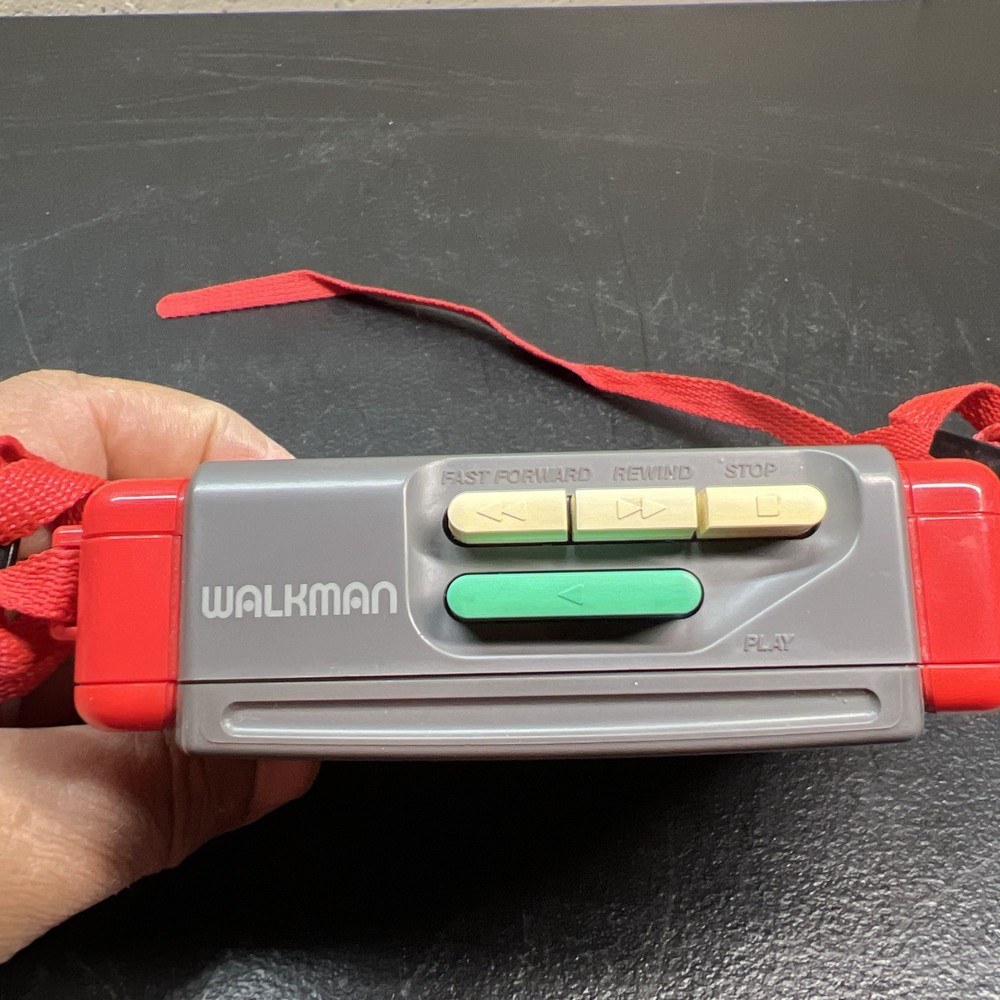 My First Sony Walkman WM-3000 Red Cassette Player