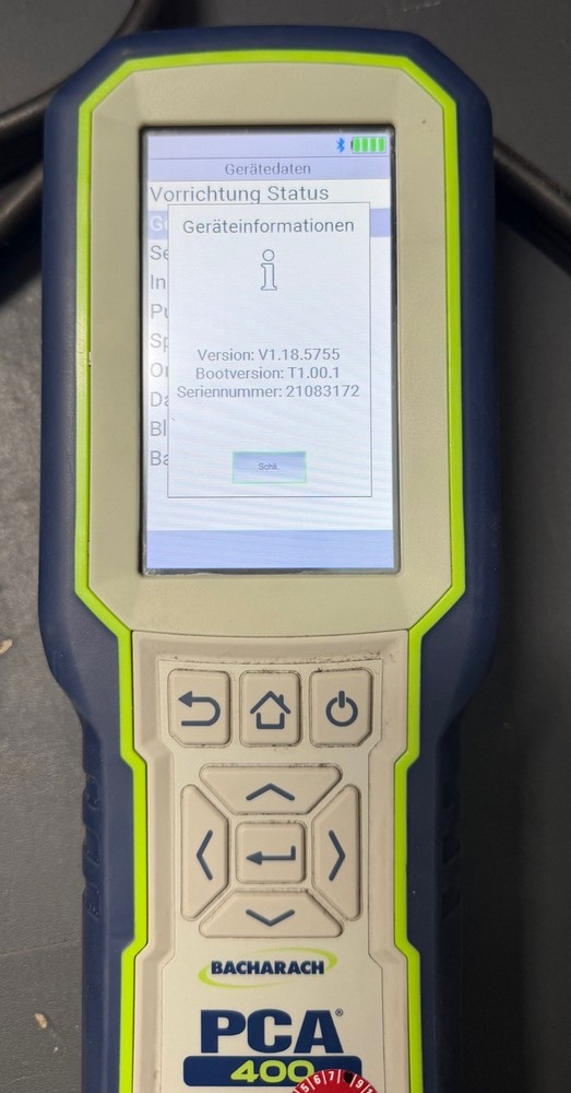 Bacharach PCA 400 - Emission & Exhaust Gas Analyzer