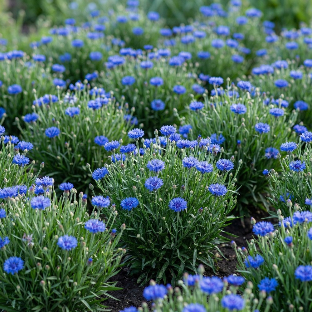 Landscaper's Pack Cornflower Bachelor Button DWARF BLUE Non-GMO 1500 Seeds!