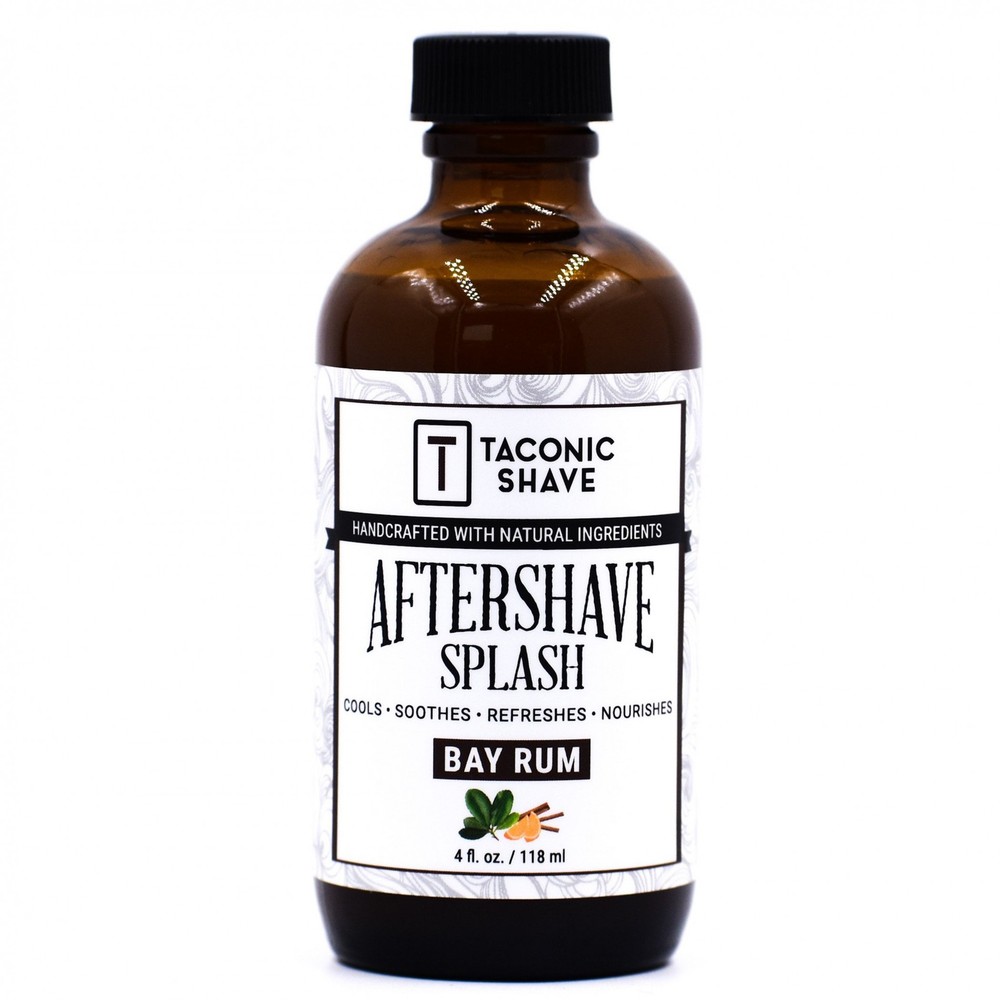 Taconic Bay Rum Botanical Aftershave Splash, 4 oz.