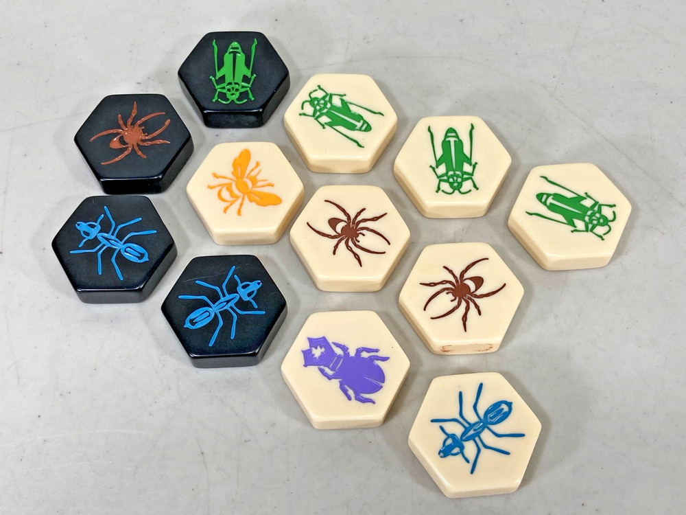 "Hive" Full Size Individual Replacement Pieces - Insect Hex Board Game - Gen 42