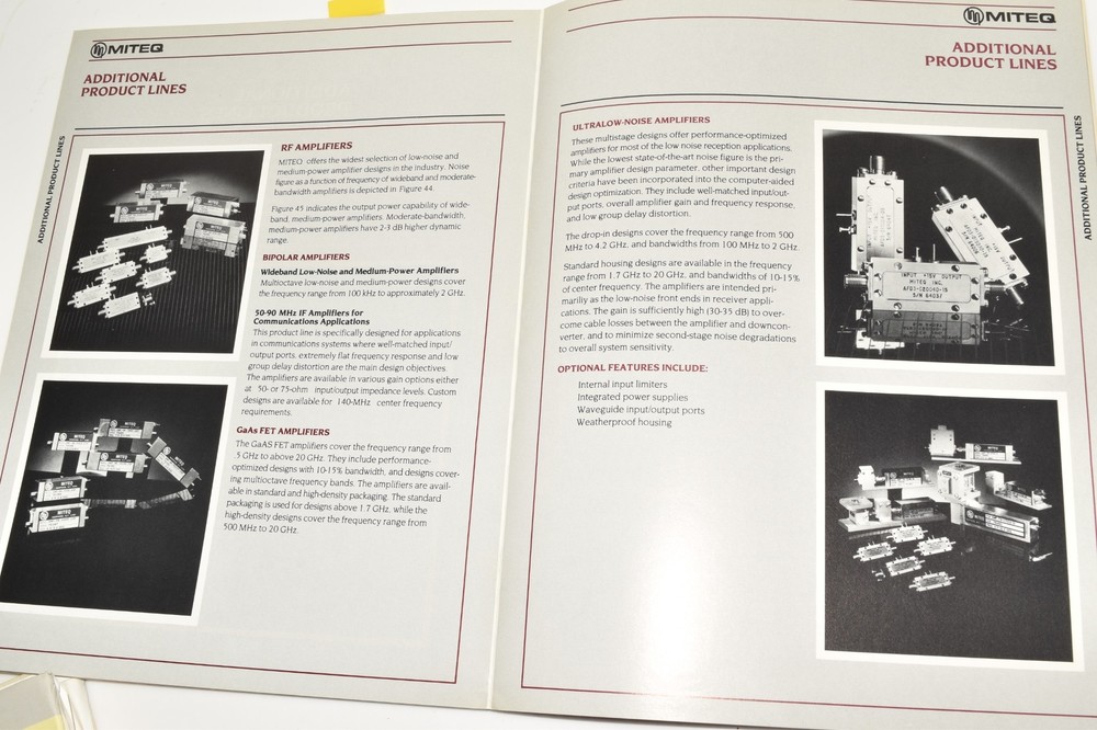 *LL* Miteq Frequency Sources Catalog (BOOK1055)