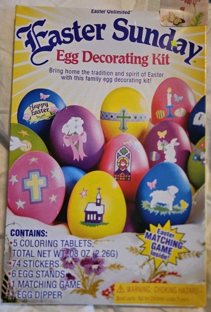 Easter Unlimited Easter Sunday Egg Decorating Kit
