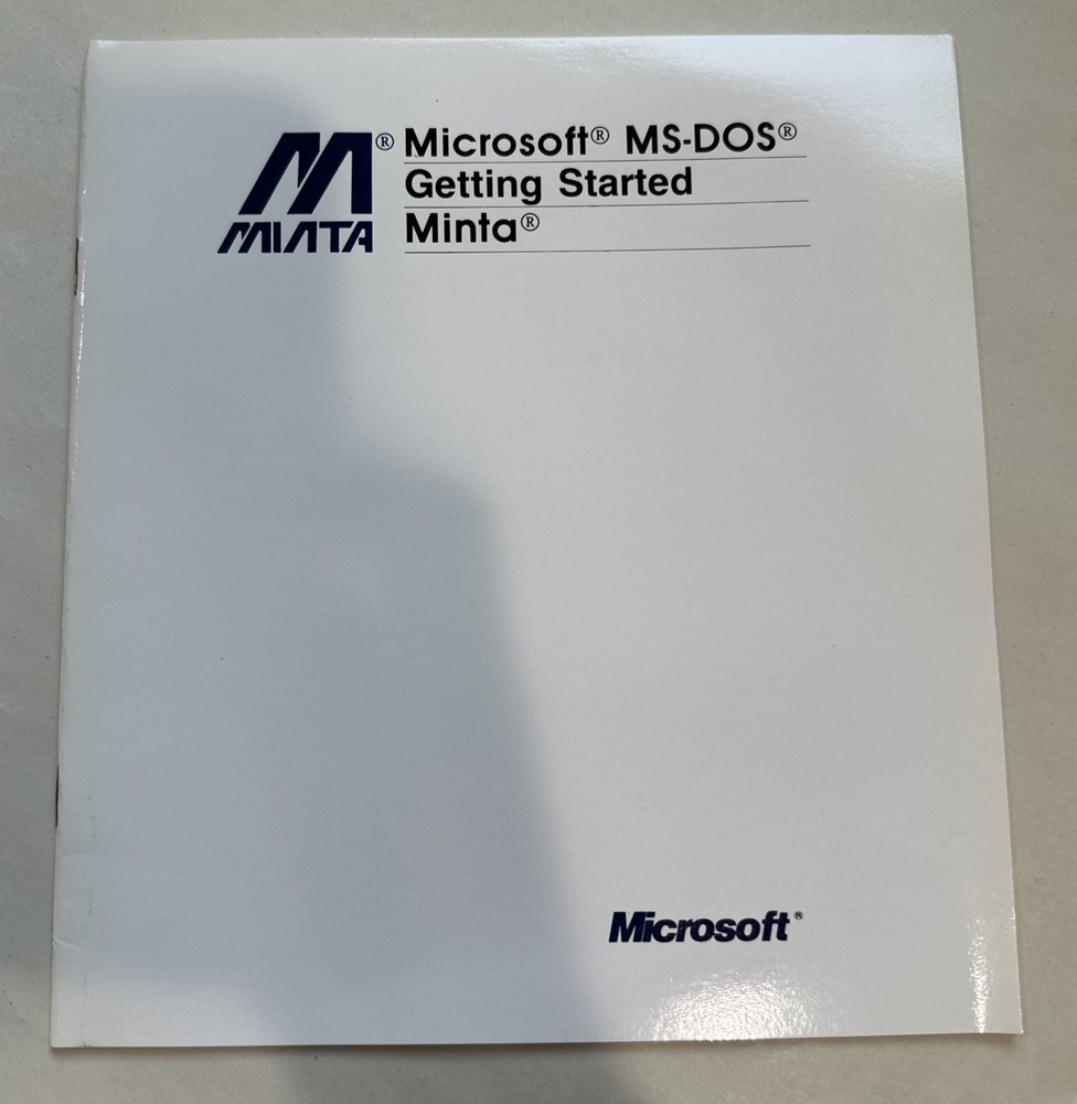 Microsoft MS-DOS 5.0 Operating System 1989 Complete In Box