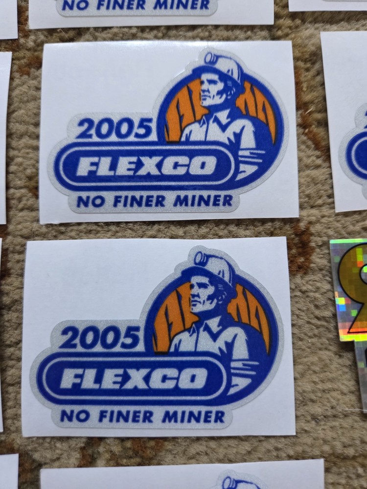 Coal Mining Flexco Sticker Decal Lot 44 total