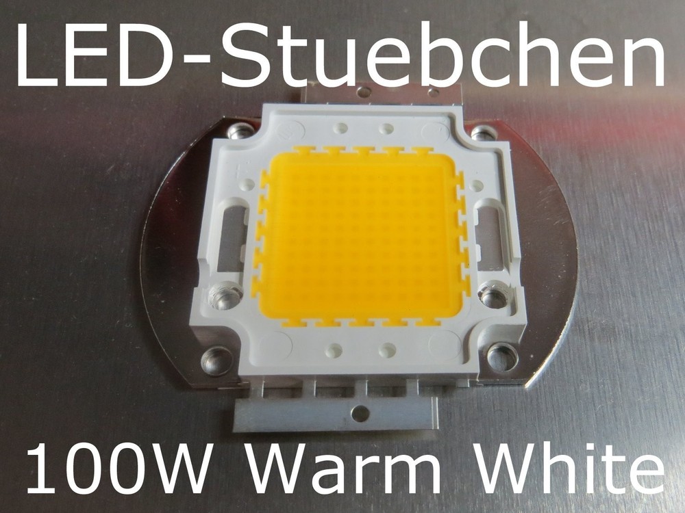 1x 100W High Power LED Warm White