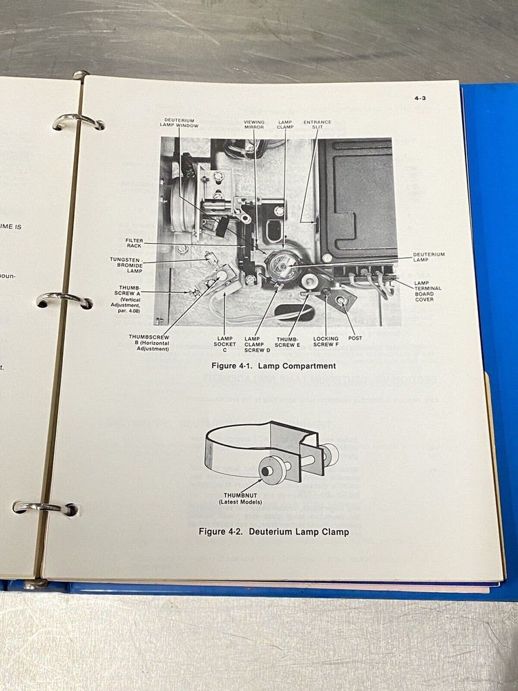 Perkin Elmer PE Lambda 3 Spectrophotometer UV Visible - Users Guide / Manual
