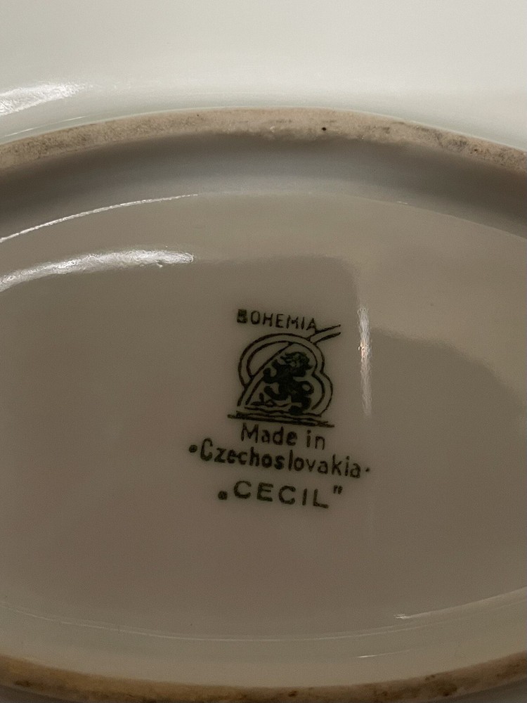 Bohemia Ceramic Oval Serving Platter