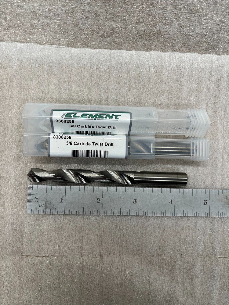 3/8 solid carbide drill bit. Brand new (Made in USA)