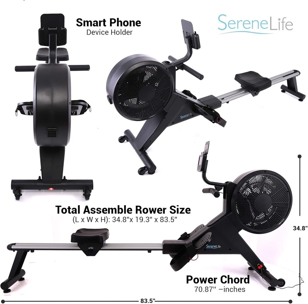 Smart Rowing Machine with 16 Resistance Levels