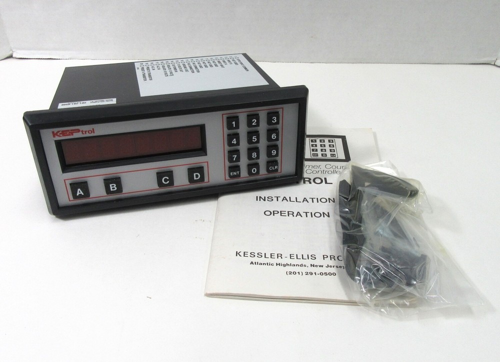 NEW KEPTROL KEP ELECTRONIC COUNTER PROGRAMMABLE RATEMETER MODEL KP8B3A1E
