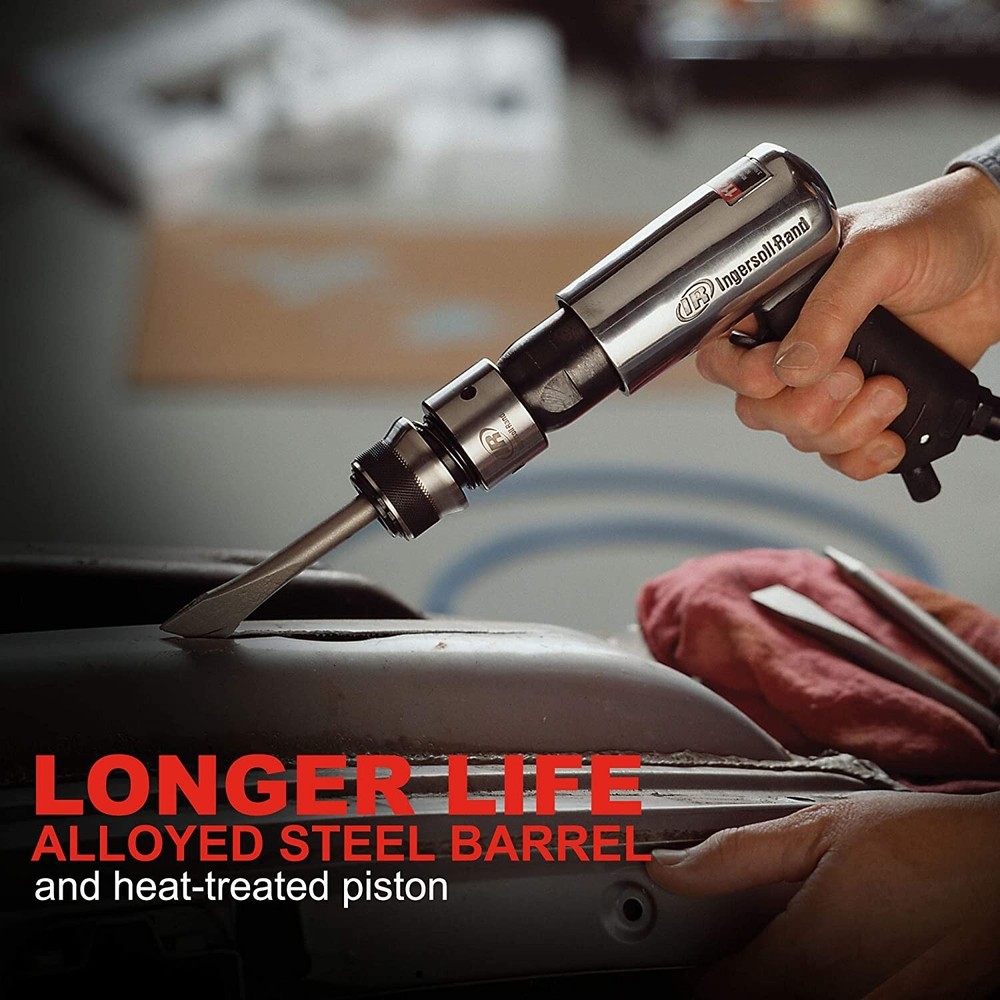 High-Performance Effortless Quick-Change Air Hammer - 3-Piece Chisel Set