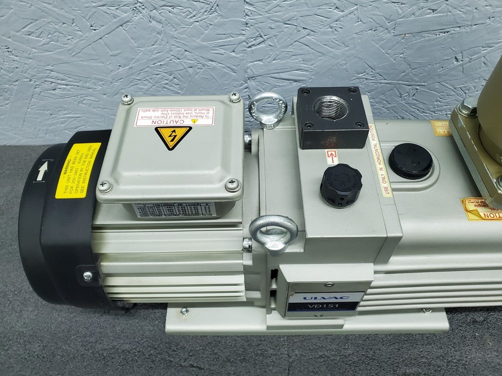 ULVAC VD151 VACUUM PUMP, 230V, 3PH, TMX-1