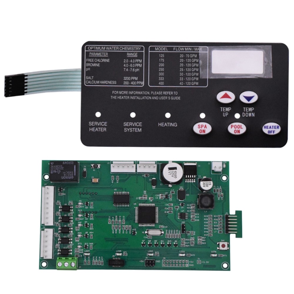 42002-0007S Control Board Kit for Pentair MasterTemp/Max-E-Therm w /472610Z Pad