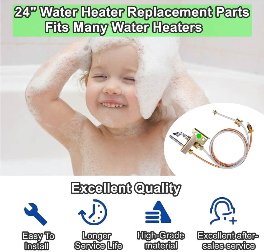 Water Heater Pilot Assembely for Tubing Natural Gas, Pilot Tubing Thermocouple f