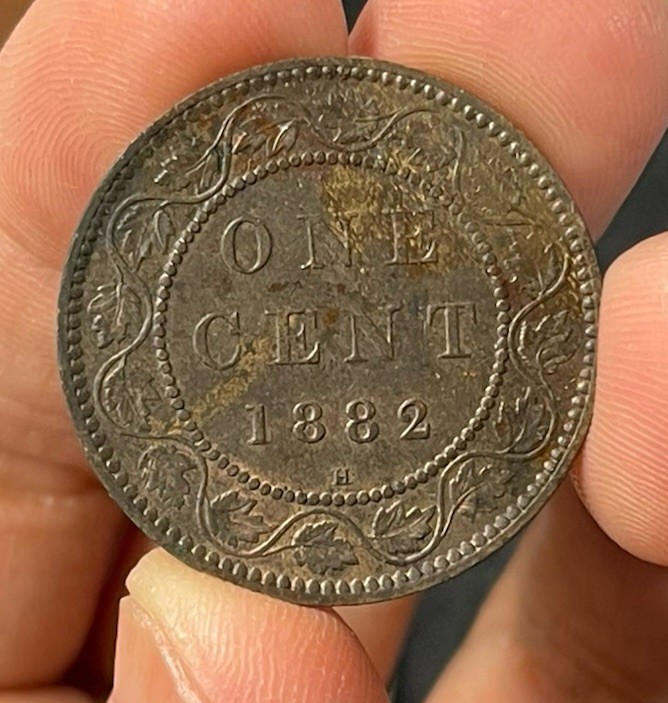 1882 H Canada Large Cent Coin Excellent Condition High Value