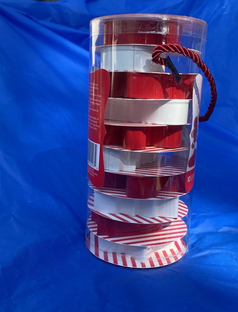 Cookie Press and Cookie Cutters, Holiday theme.