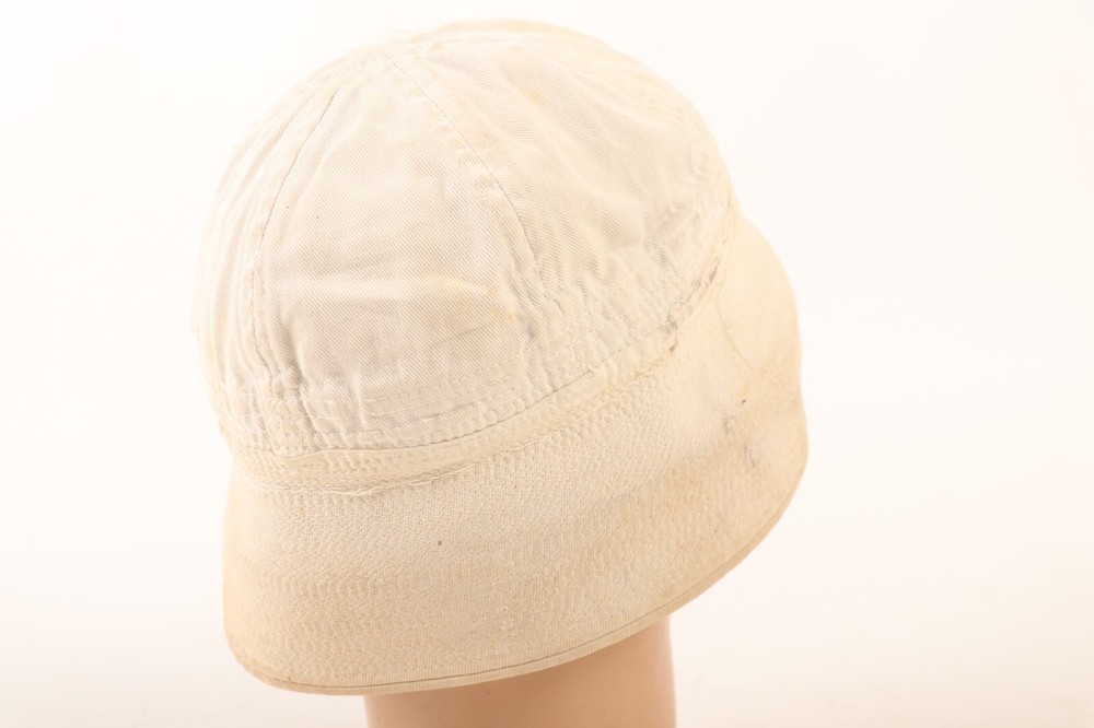 WW2 US Navy White Deck Hat- Named / oc8