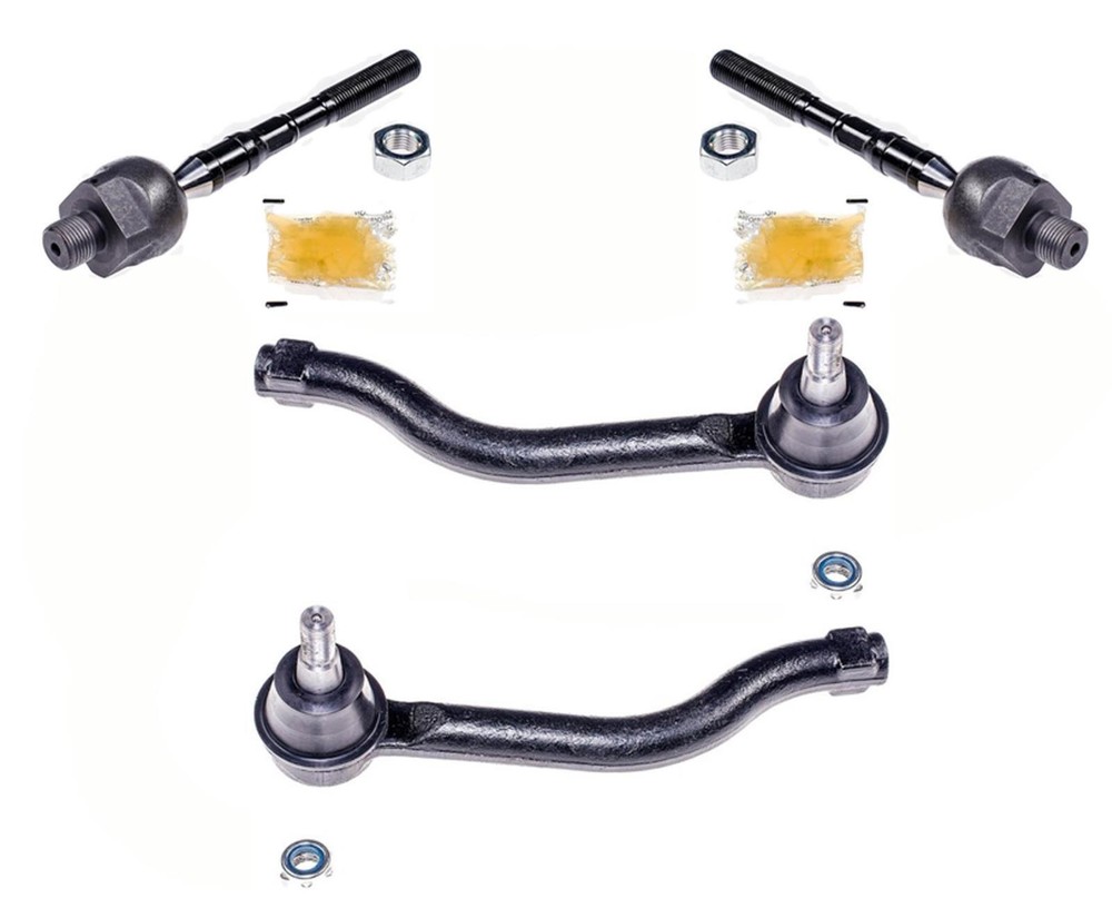 Front Left & Right Inner Outer Tie Rods Fits 2014-2020 Infiniti QX70