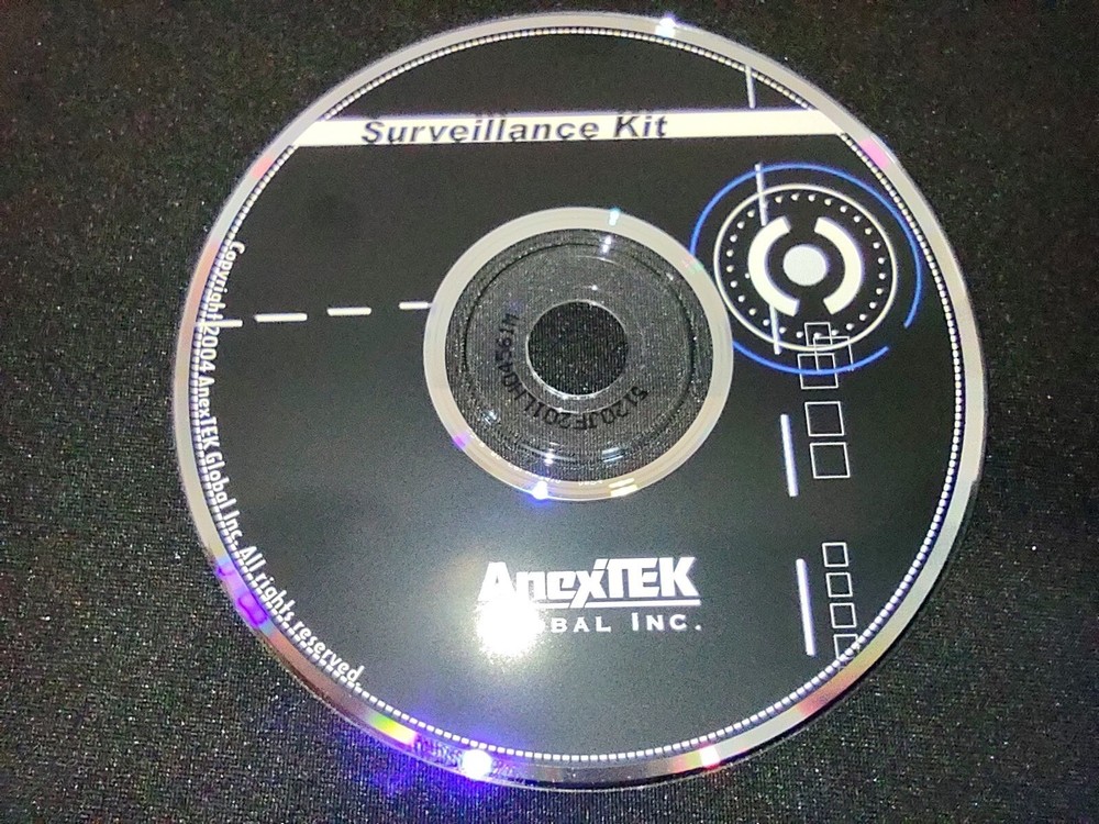 Vintage 2004 AnexTEK Surveillance System Kit CD PC Desktop Windows Video Capture