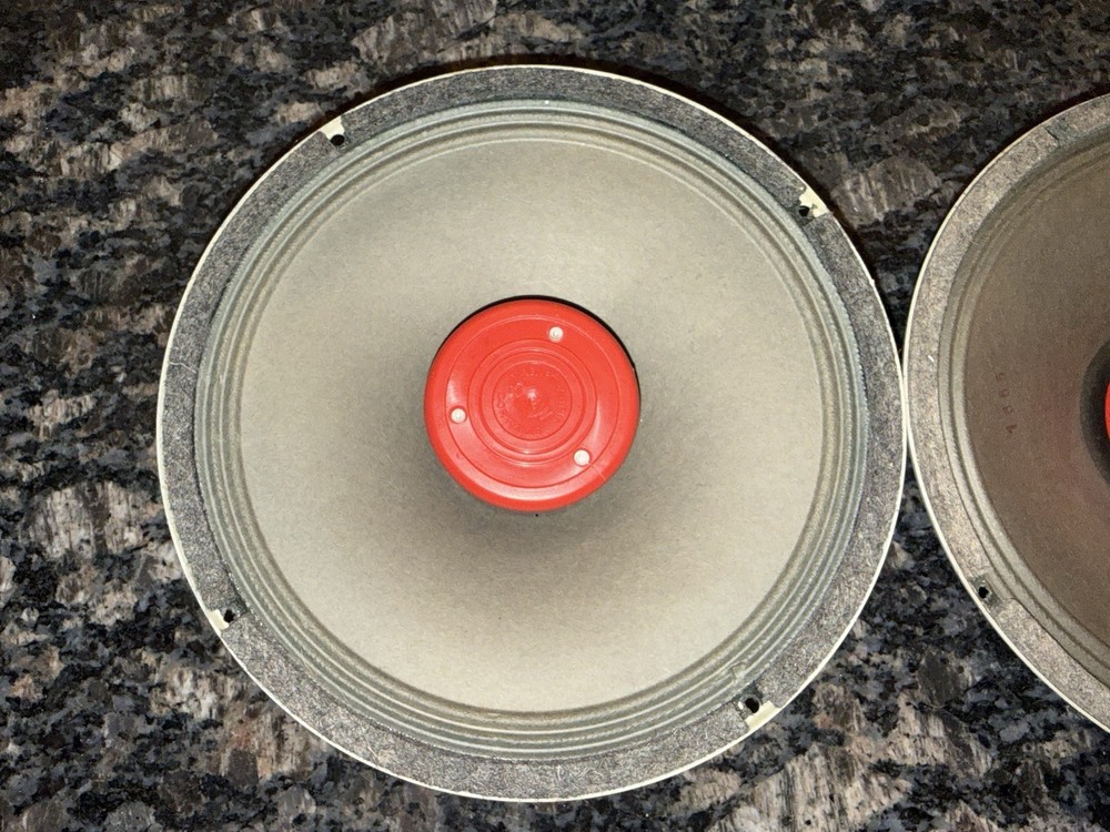 Pair Vintage DEW Dortmund Magnetfabrik 8" Full Range Speakers